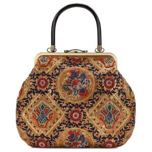 💕PATRICIA NASH💕 Sedavi Satchel Bag ~ Provencal Beading NWOT